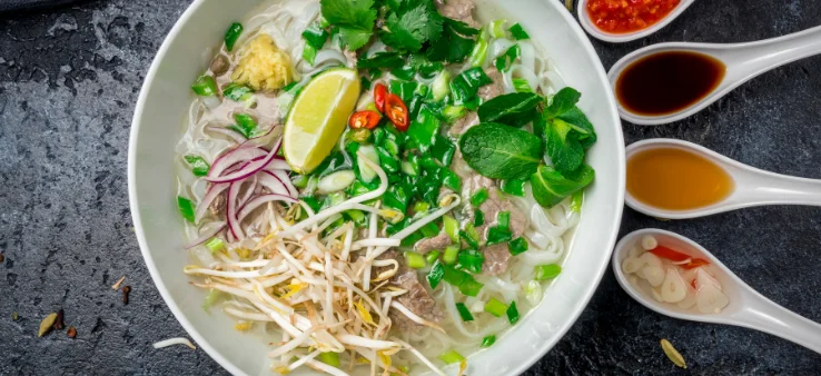 Vegan Pho food in North Melbourne