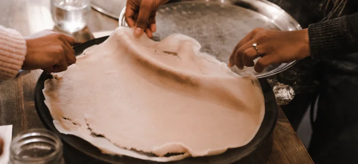 2. Injera (Sourdough Flatbread)