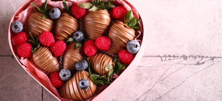 15. Chocolate-Covered Fruits