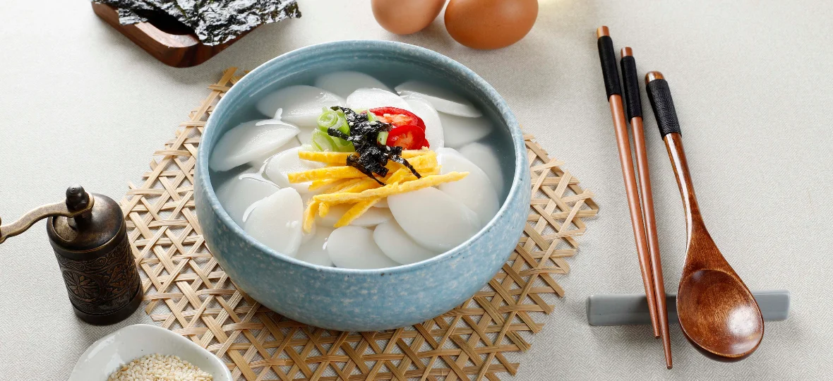 Tteokguk (Rice Cake Soup)