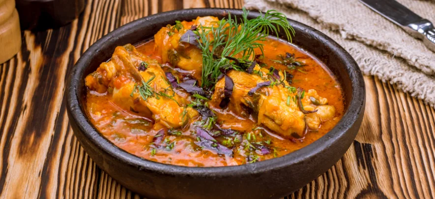 7. Chakhokhbili (Georgian Chicken Stew)