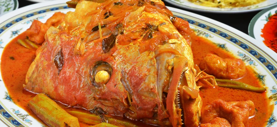 2. Duo Jiao Yu Tou (Steamed Fish Head with Chopped Chilli)