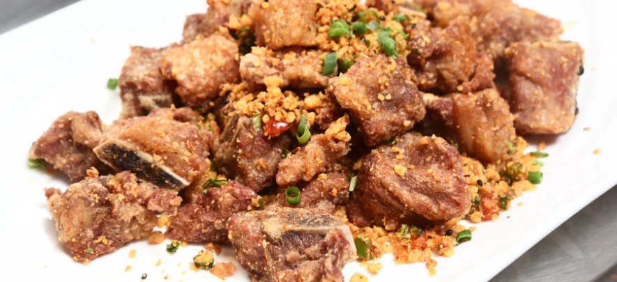 8. Jiao Yan Pai Gu (Salt and Pepper Pork Ribs)